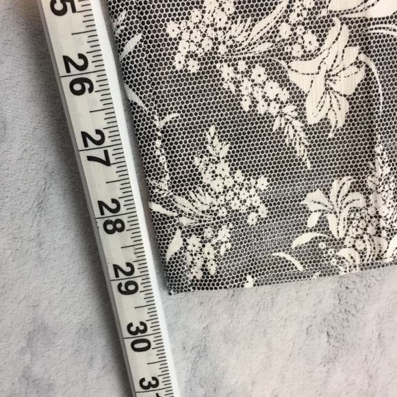 Linda Mathews NWT Pique Print Pants Womens Large High Waist Stretchy - Picture 4 of 10